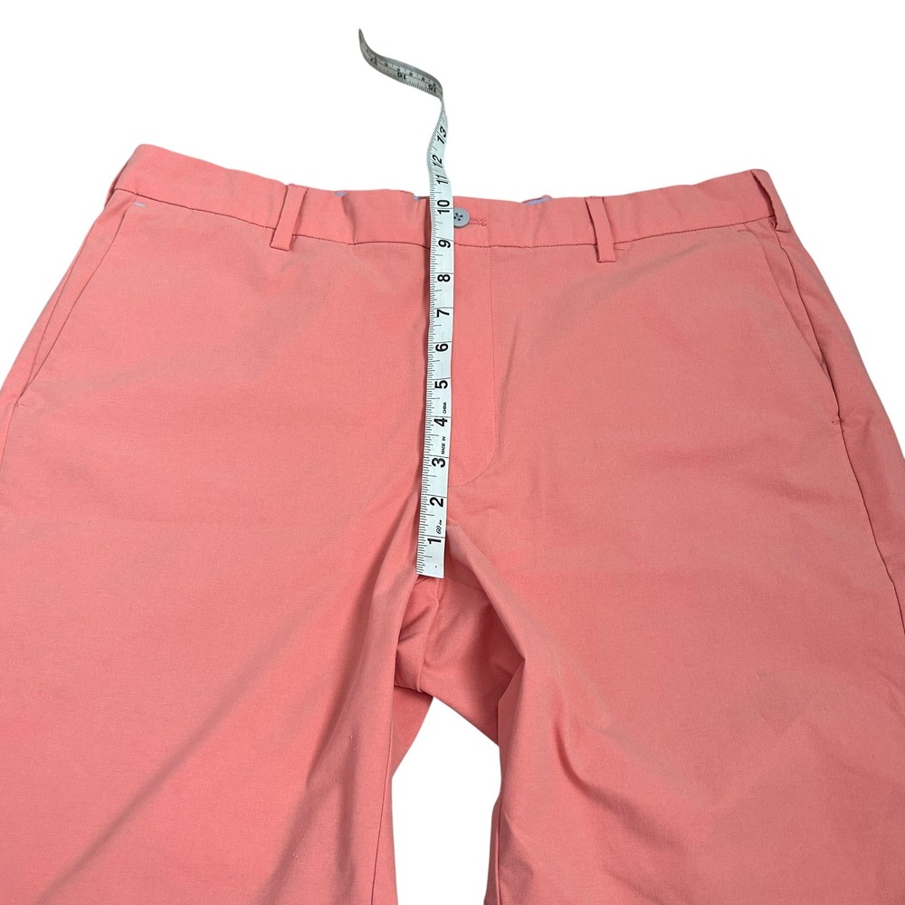 Peter Millar Crown Crafted Shorts Mens 36 Pink Salmon Performance Golf Luxury - Picture 5 of 8